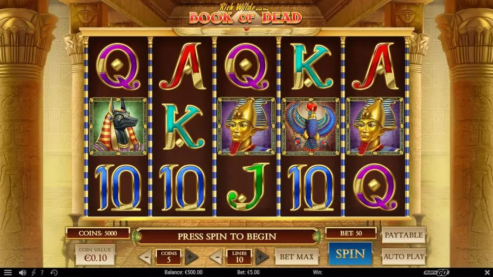 Starburst slot game screenshot 1